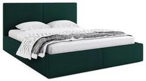 Čalúnená posteľ HILTON 140x200 cm Zelená