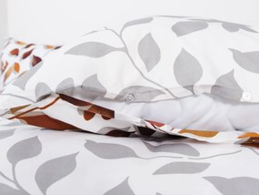 XPOSE® Bavlnené obliečky IVANKA na dve postele - hnedé