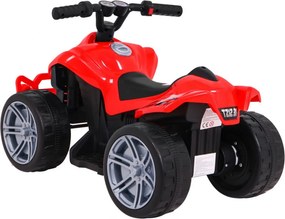 Ramiz Štvorkolka Little Monster na batérie pre najmenších červená + pohon 25W