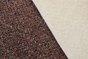 AladinWorld Expres, AKCIA: 50x200 cm Kusový koberec Bohemia terakota - obšitý zo všetkých strán, šíře, oranžová, filc, kancelária