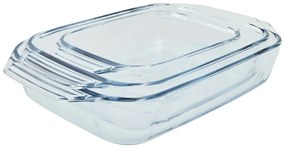 Pyrex Súprava sklenených pekáčov 3 ks, 1,4 l + 3 l + 4 l