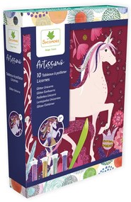 Artissimo - trblietkové pieskovanie - Jednorožce