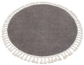 Koberec Berber - kruh - hnedý Veľkosť: 120 cm - kruh