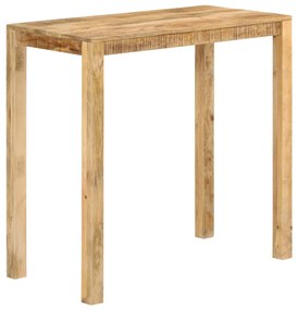 Barový stôl 112x55x108 cm masívne mangovníkové drevo 350317