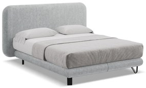 Svetlosivá boxspring posteľ 180x200 cm Ilima – Makamii