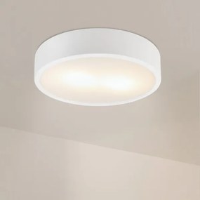 Stropné svietidlo NATURAL 3xE27/15W/230V pr. 37,5 cm borovica/biela