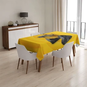 Sablio Obrus Wall-E robot Žltý - 90x90 cm
