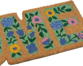 Kokosová rohožka Home 75x25 cm hnědá/vícebarevná