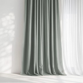 Goldea dekoračný záves marbella - šalviovo zelený 220x135 cm