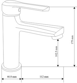 Mexen Sabre R05 kúpeľňová sada, biela - 72103R05-20