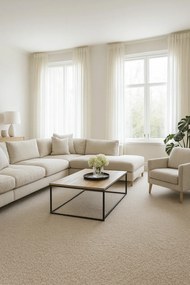 ITC, Koberec metráž Ferrara 7711, na mieru, šíře 4m,5m, béžová, filc, detská izba