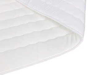 Manželská posteľ 140 cm Moritena (krémová) (s roštom a matracom) (s úl. priestorom). Vlastná spoľahlivá doprava až k Vám domov. 1104178