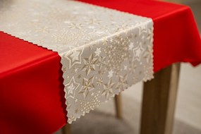 Dekorstudio Luxusný Vianočný behúň na stôl s hviezdami - zlatý SW29 Rozmer behúňa (šírka x dĺžka): 40x110cm