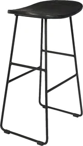 WL-Living Tangle barová a pultová stolička - Čierna, Pultová