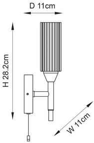 Endon 97171 - Kúpeľňové nástenné svietidlo NATORI 1xG9/3W/230V IP44 lesklý chróm