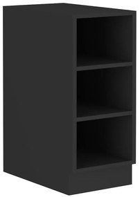 Kuchynská skrinka Siena/Monza/Arona čierna mat 30d Otw bb