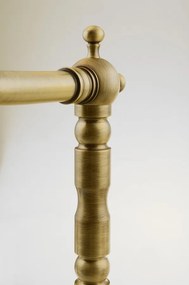 Sapho Sapho, ANTEA trojprvková umývadlová batéria s retro hubicou, s výpusťou, bronz, 3226