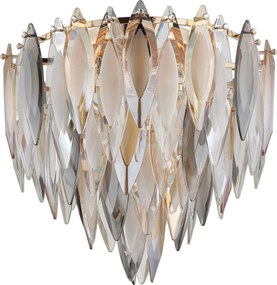 XXXLutz KRIŠTÁĽOVÉ STROPNÉ SVIETIDLO, 42/37 cm - Interiérové svietidlá - 004558472502