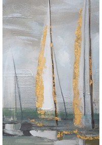 Obraz 100x80 cm Gold Boat - Mauro Ferretti