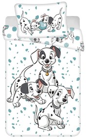 Jerry Fabrics Obliečka do postieľky 101 dalmatincov "Play" 100x135 / 40x60 cm
