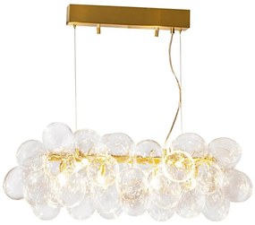 ByRydens 4200880-6509 - Závesné svietidlo na lane GROSS BAR 8xG9/4W/230V číre