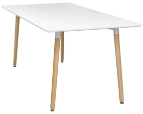 Jedálenský stôl 160x90 UNO biely