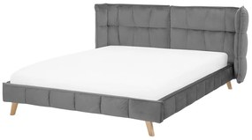 Manželská posteľ 160 cm SENEL (s roštom) (sivá). Vlastná spoľahlivá doprava až k Vám domov. 1007510