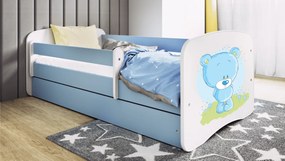 Detská posteľ Babydreams medvedík modrá