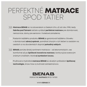 BENAB PANTERA COCO S1000 taštičkový matrac 160x200 cm Poťah Tencel 3D