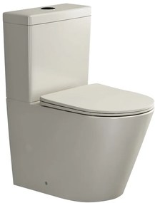 Sapho Sapho, PACO RIMLESS WC kombi misa s nádržkou, spodný/zadný odpad, ivory, PC1012WRBE