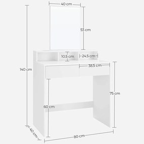 Dekorstudio Toaletný stolík - RDT113W01