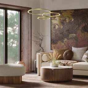 Závesné LED svietidlo Galaxia, 3x LED 85w, 3500k, g