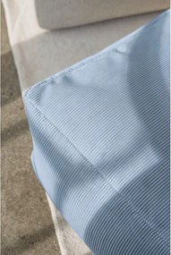 Svetlomodrý menčestrový taburet Keno – noo.ma