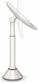 Zrkadlo Simplehuman s nastavitelným jasom Dual LED, biela