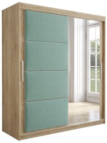 Skriňa Tapi 180 Dub Sonoma/Pistácia