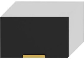 Kuchynská skrinka Denis w60okgr/560 čierna mat/biela