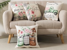 XPOSE® Set obliečok na vankúš FARMÁR 43x43 cm - set 4 ks