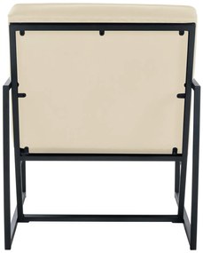 Design-Shop Kreslo Avon lounger - zamat - Krémová