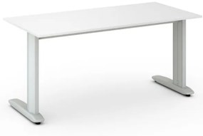 Kancelársky písací stôl PRIMO FLEXIBLE 1600 x 800 mm, biela