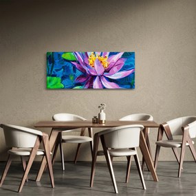 Obraz lekna na vode (120x50 cm)