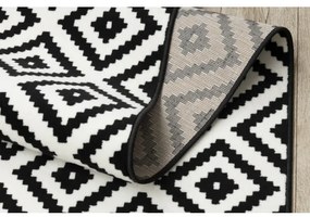 Behúň BCF MORAD Ruta romby čierny / krém - Výpredaj