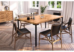 Jedálenský stôl z dubového dreva 90x200 cm Abies - The Beds