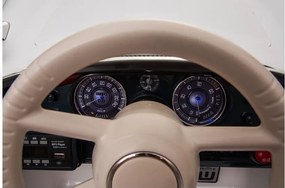 LEAN CARS BMW Retro biele auto na batérie