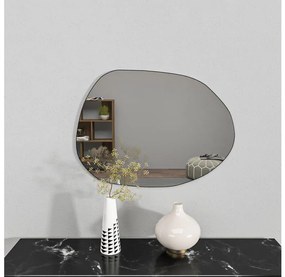 Nástenné zrkadlo LIORA 75x55 cm čierna