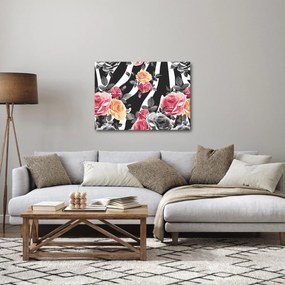 Obraz rozkvitnutých ruží (70x50 cm)