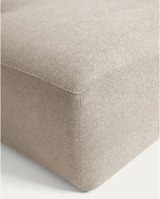 Béžová rohová pohovka (ľavý roh) Blok – Kave Home