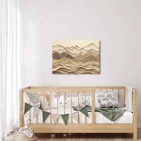 Obraz - 3D línia hôr (70x50 cm)