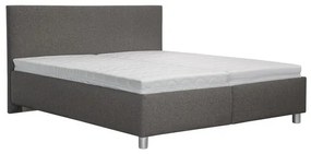 Čalúnená posteľ Adele 180x200, sivá, bez matraca