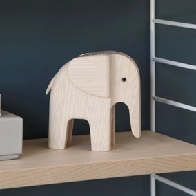 novoform Drevený slon Elephant Natural Ash
