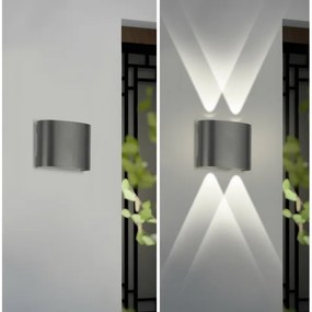 Brilagi - LED vonkajšie nástenné svietidlo FLAREBOX LED/4W/230V antracit IP65
